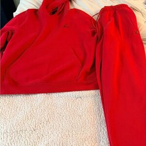 Preowned Men’s Jordan Brooklyn fleece Sweatsuit(Hoodie & Sweats) Size XL